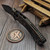 Microtech Amphibian Ram-Lok Slab Side Livewire Carbon Fiber DLC Stonewash DLC Ti Accent Marfione Select 137RL-1DLCTMS3
