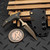 Microtech/Bastinelli Bee Bee Push Dagger Bronzed Stonewash Carbon Fiber Scales & Bronze Ti HW 218-13MS2