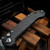 Marfione Custom LUDT Tulip Grind Hand Rubbed Satin Carbon Fiber Slab Side w/ Flamed Ti Accent