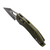Microtech Stitch Ram-Lok OD Green Fluted Aluminum Apocalyptic Full Serrated 169RL-12APFLOD