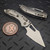 Microtech M-Stitch Ram-Lok Titanium Slab Side Stonewash 3.0" S/E Flamed Ti Accent Marfione Select 169MRL-10MS4