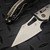 Microtech M-Stitch Ram-Lok Titanium Slab Side Stonewash 3.0" S/E Flamed Ti Accent Marfione Select 169MRL-10MS4