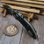 Microtech M-Stitch Ram-Lok Manual Black Frag 3.0" S/E 169MRL-1FR