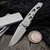 Sharknivco Waka V4.9 Windows Titanium Frame Lock RWL34 Polished Stonewash