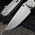 Sharknivco Waka V4.9 Gills Titanium Frame Lock RWL34 Polished Stonewash