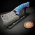 Sergey Rogovets ZircuTi Button Lock Cleaver Baker Forge Damascus S/N 2630