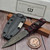 Blackside Customs Phase Seven P7 D/E Chad Nichols Damascus Starlingear Menuki Red Cord Wrapped - Preowned