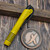 Microtech Siphon II Yellow Stainless Steel DLC S/N 4115 - Preowned