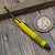 Microtech Siphon II Yellow Stainless Steel DLC S/N 4115 - Preowned