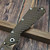 Strider Knives SMF Heat Colored Titanium DGG Double GunnerGrip 4" - Preowned