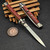Franke Beltrame 11" Stiletto Bayonet Red Wood