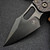 Microtech Stitch Ram-Lok Livewire Carbon Fiber DLC Stonewash w/Flamed Ti Accent & Bronzed Stainless HW 169RL-1DLCMS1