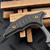Microtech/Bastinelli Bee Apocalyptic Full Serrated Push Dagger Carbon Fiber Scales & Bronze Ti HW 218-12APMS4