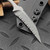 Microtech/Bastinelli Bee Apocalyptic Full Serrated Push Dagger Carbon Fiber Scales & Bronze Ti HW 218-12APMS4