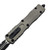 Microtech Natural Clear Dirac Double Edge Full Serrated 225-3NC