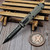 Microtech Natural Clear Dirac Double Edge Full Serrated 225-3NC
