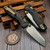 Microtech MSI Mini Slab Carbon Fiber 3.18" S/E Stonewash Flamed Ti Accent Marfione Select 210M-10MS11