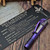 Marfione Custom Siphon II Purple Haze Slab Titanium w/Purple Ti Lever 401-PHSSTIPU-MCK