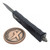 Microtech Dirac Black Apocalyptic D/E Partial Serrated 225-11AP