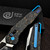 Dew Hara SOUGA Gold Flake Marble Carbon Fiber Crossbar Lock Polished 3.63" VG-10 Damascus Reverse Tanto