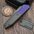 Keanison Knives Corso Liner Lock Morphaholic TPT Scales Vegas Forge NitroV Core Damascus #04