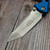 Microtech Socom Elite Manual Blue T/E Stonewash 161-10BL S/N 20520 - Preowned
