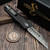 Marfione Custom Combat Troodon Warhound Chad Nichols CTS-XHP Core Damascus DLC Ringed HW S/N 008 - Preowned