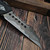 Marfione Custom Combat Troodon Warhound Chad Nichols CTS-XHP Core Damascus DLC Ringed HW S/N 008 - Preowned