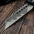 Marfione Custom Combat Troodon Warhound Chad Nichols CTS-XHP Core Damascus DLC Ringed HW S/N 008 - Preowned