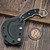 Microtech Iconic Fixed Right Hand Carry Stonewash 118-10R - Preowned S/N 1237