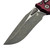 Microtech Amphibian Mini Ram-Lok Merlot Aluminum Frag 3.25" S/E Apocalyptic 137MRL-10APFRMR