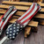 Microtech Hera II 4 of July 250th D/E Stonewash 1702-10S-4J250