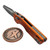 Microtech MSI Mini Orange Aluminum Fluted 3.18" S/E Partial Serrated Apocalyptic 210M-11APFLOR
