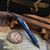 Marfione Custom Siphon II Antique Blue Slab Titanium w/Blue Ti Lever 401-ABSSTIBL-MCK