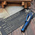 Marfione Custom Siphon II Antique Blue Slab Titanium w/Blue Ti Lever 401-ABSSTIBL-MCK