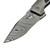 Reate T3000 Carbon Fiber Inlay Titanium Handle 3" Damasteel