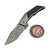 Reate T3000 Carbon Fiber Inlay Titanium Handle 3" Damasteel