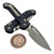 Microtech LUDT Ram-Lok Manual Black Frag Aluminum 3.4" Clip Point Apocalyptic M390MK 1135RL-10APFR