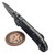 Microtech LUDT Ram-Lok Manual Black Frag Aluminum 3.4" Clip Point Apocalyptic M390MK 1135RL-10APFR