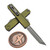 Microtech UTX-70 Gen IV OD Green 2.5" T/E Apocalyptic 11494-10APOD