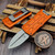 Microtech Exocet II Orange 1157-10OR 2.31" Stonewash OTF Money Clip by EDC Lifestyle