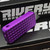 Rivery Zero Grenade Purple Aluminum CadLabCNC Razor Blade OTF w/Lanyard Hole