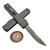 Microtech Ultratech Gen IV Natural Clear S/E Partial Serrated 3.55" Apocalyptic 11214-11APNC