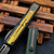 Heretic NYX OD Green Chassis Ultem Inlay 3.62" Tanto Edge Battleworn Magnacut H015-7A-GRN-ULTEM