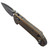 Microtech LUDT Ram-Lok Manual Tan Frag Aluminum 3.4" Clip Point Apocalyptic M390MK 1135RL-10APFRTA