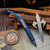 Marfione Custom Siphon II Antique Blue Frag Titanium w/Blue Ti Lever 401-ABFRBLTI-MCK