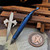 Marfione Custom Siphon II Antique Blue Frag Titanium w/Blue Ti Lever 401-ABFRBLTI-MCK