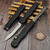 MICROTECH HALO VII BLACK 4.4" CLIP POINT STONEWASH MARFIONE SELECT 1350-10MS1