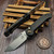 Microtech LUDT Carbon Fiber T/E Stonewash Flamed Ti Accent 1136-10MS16