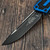 Microtech Scarab II Gen III Blue S/E 1278-1BL - Preowned